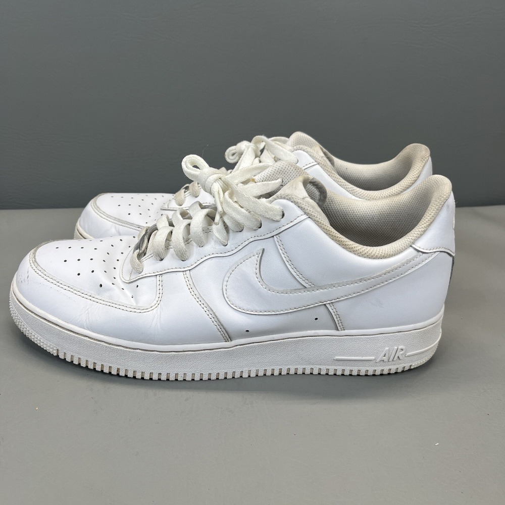 Nike Air Force 1 Low Mens US Size 13 Triple White CW2288-111 - Picture 9 of 9